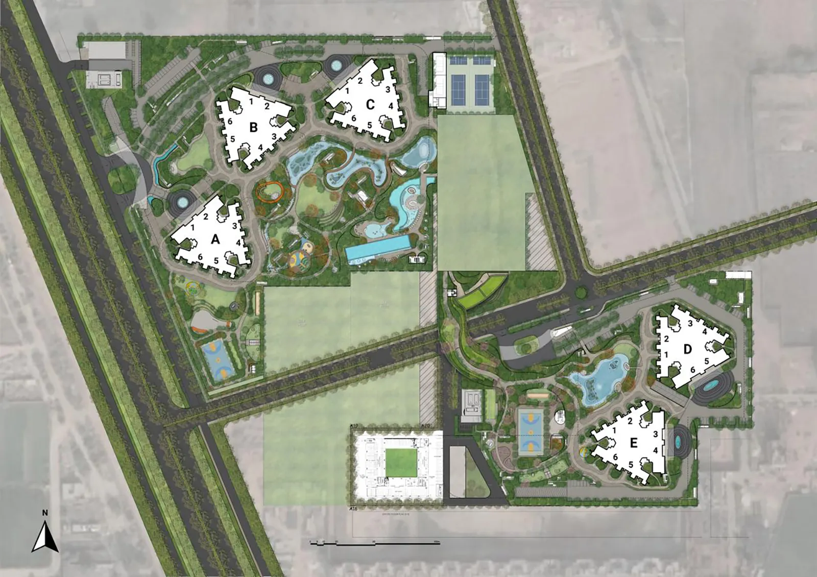 DLF The Aureva Master Plan
