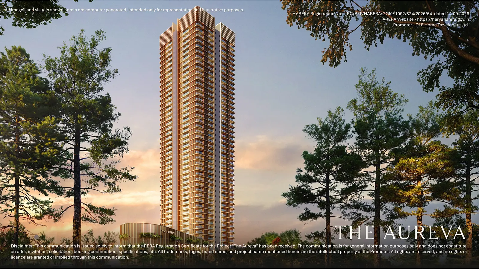 DLF The Aureva Senior Living Banner